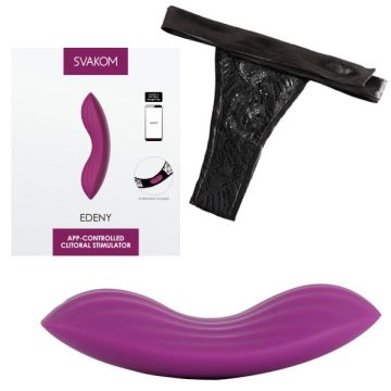Svakom - Edeny App Controlled Clitoris Stimulator Paars