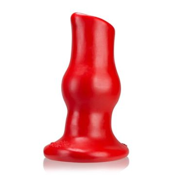 Oxballs Pighole Deep-2 Hollow Plug - Red - Large-oxballs_pighole_deep-2_hollow_plug_-_red_-_large.jpg
