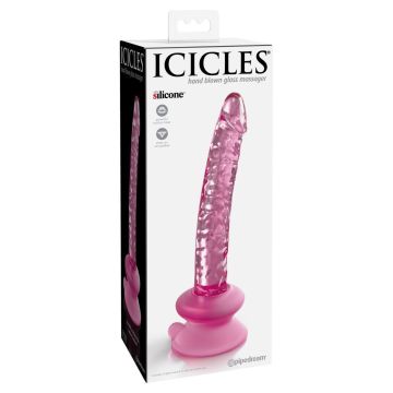Realistische glazen dildo Icicles No. 86