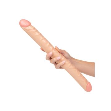 Dubbele Dildo Size Queen 43 cm - Huidskleur