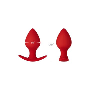 Buttplug F-63 Rattler Spade Small - Rood