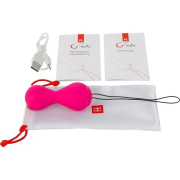 GBalls2 Vibratie Eitje Met Vibrator App-Pink