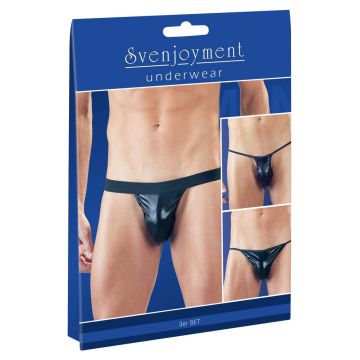 3-Pack String - Zwart