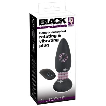 Roterende en Vibrerende Buttplug met Afstandsbediening