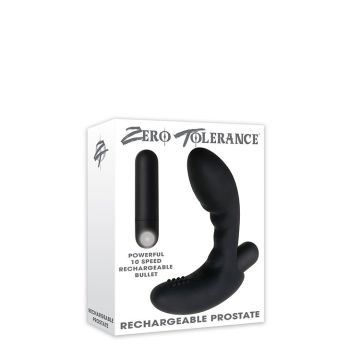 Zwarte P-Spot Vibrator - Zero Tolerance