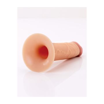 Holle Siliconen Strap-On Dual Density - Lichte Huidskleur