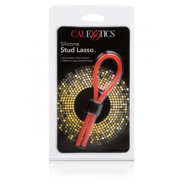 Silicone Stud Lasso Penisring - Rood