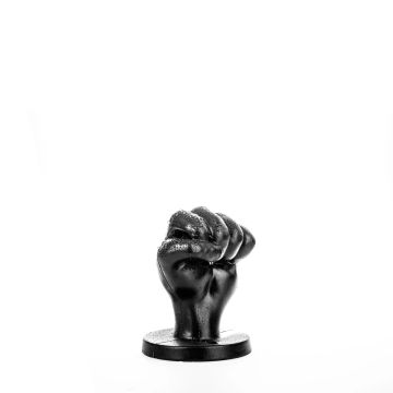 All Black Fist Plug Zwart - L