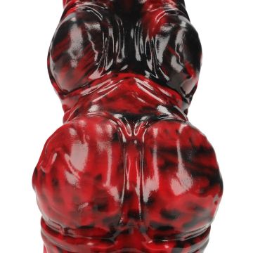 Monster Dildo Hell Invader Zwart-Rood