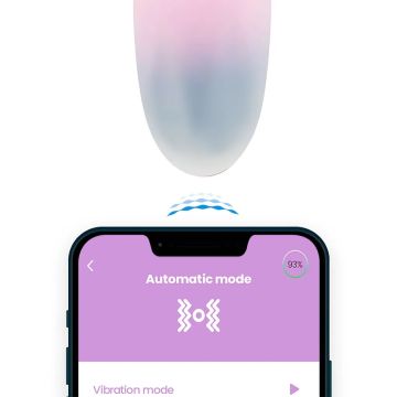 Vibrerend Ei Met App IY - Roze/Blauw