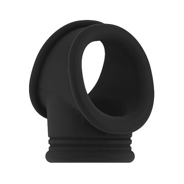 SONO No.48 Cockring met Ballstrap - Zwart-sono_no-48_cockring_met_ballstrap_-_zwart.jpeg