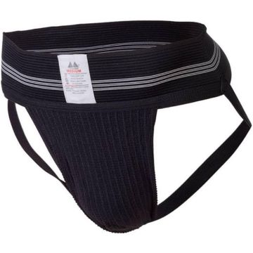 MM Jockstrap Zwart - Met brede Tailleband 7.5 cm