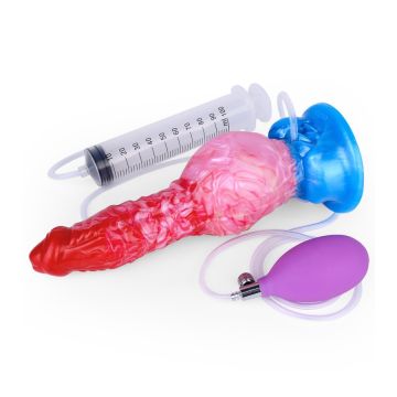Opblaasbare en Spuitende Dildo Air Delys