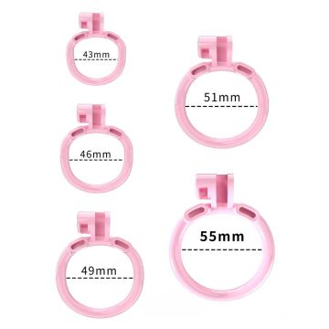 Peniskooi P-Cage PC02 Maat L - Roze