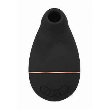 Irresistible Zuigende Vibrator Kissable - Zwart