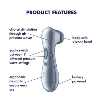 Satisfyer Pro 2 Generation 2 Battery Series   - Blauw