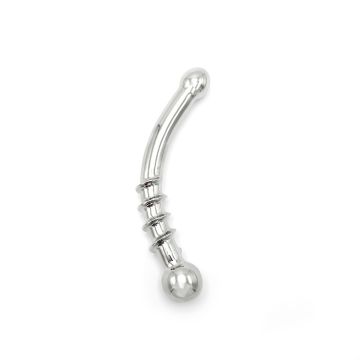 Kiotos Steel Stalen Dildo Twisted - 21 cm