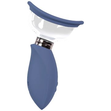 Oplaadbare Borst en Vulva Pomp Blauw - Arousing