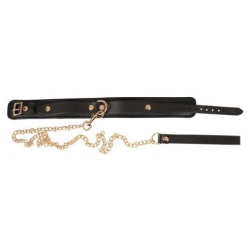 Leren Halsband met Lijn en Polsband - Zwart*-leren-halsband-met-lijn-zwart_1.jpg