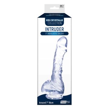 Realistische Dildo Transparant 17.8 cm