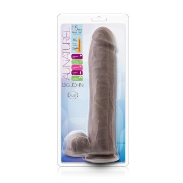 Grote Dildo - Big John Bruin - 25.00 cm