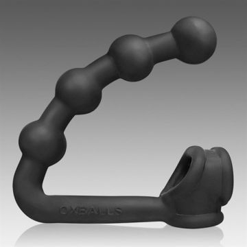 Oxballs Anaalballen met Cock- en Balring Zwart