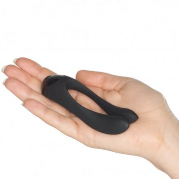 Satisfyer - Candy Cane Vinger Vibrator Zwart