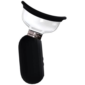 Oplaadbare Borst en Vulva Pomp Zwart - Dazzling