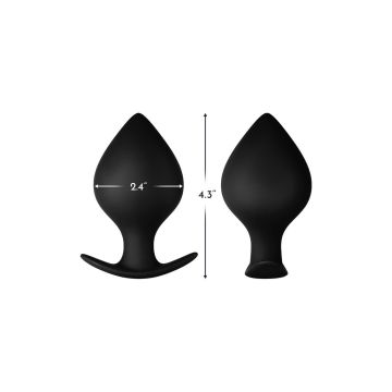 Buttplug F-63 Rattler Spade Large - Zwart
