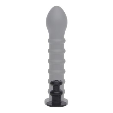 Easy-Lock Dildo Ribbed Dong 19 cm