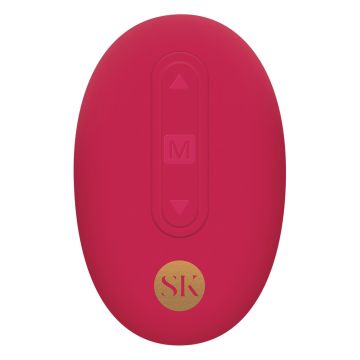 Vibrerende Buttplug Remote Thrusting Rosebud