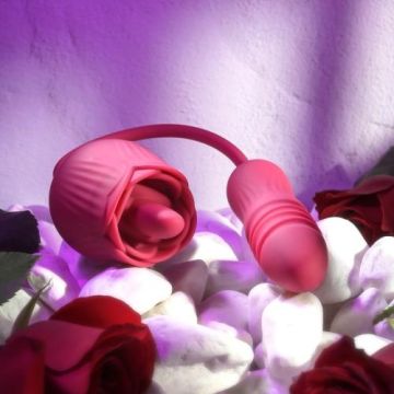 Evolved Tong Vibrator Wild Rose - Rood