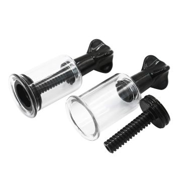 Kiotos Tepel Zuigers Twist Cups S Zwart - 21 mm