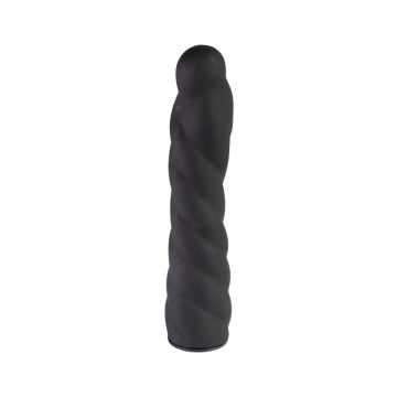 Verwisselbare Dildo voor Strap-On - Zwart