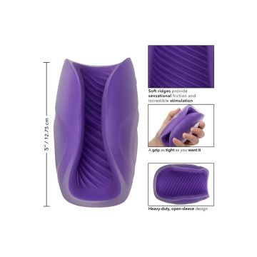 Masturbator Spiral Grip - Paars