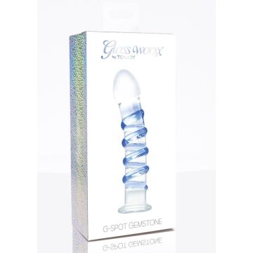 Glazen Dildo G-spot Gemstone