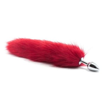 Buttplug met Vossenstaart - Rood
