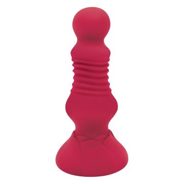Vibrerende Buttplug Remote Thrusting Rosebud