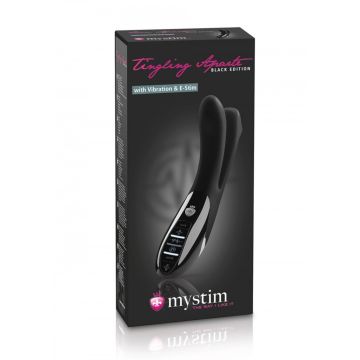 Tingling Aparte E-Stim Vibrator - Black Edition