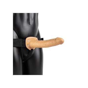 Strap On met Holle Dildo 25 cm - Licht Getint