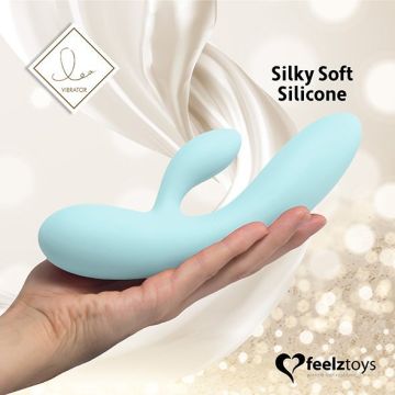FeelzToys - Lea Rabbit Vibrator Blauw