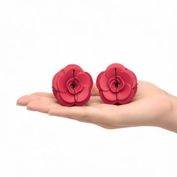 Vibrerende Tepelklemmen Teazers - Rood