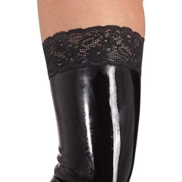 Latex Kousen Met Kanten Randje