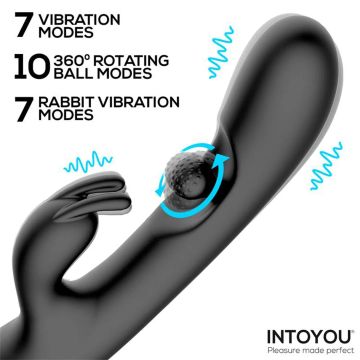 Rabbit Vibrator met Roterende Bal IntoYou - Patty