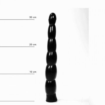 Extra lange zwarte dildo 31.5 cm