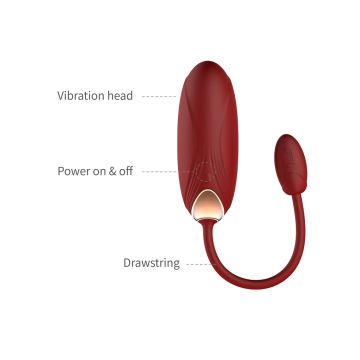 Vibrator met appbediening Oliver Pro Viotec - Rood