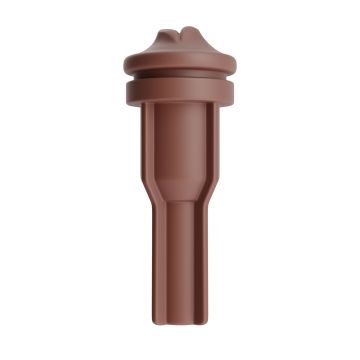 Siliconen Sleeve voor Autoblow Mond - Bruin