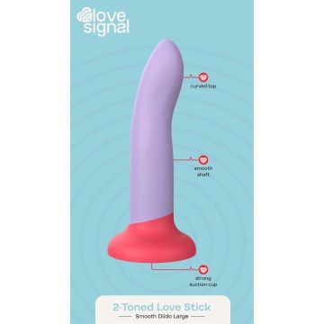 Dildo 2-Toned Love Stick Large