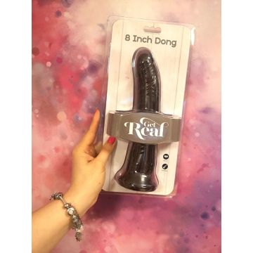 Get Real Dildo Met Zuignap 22 cm Zwart
