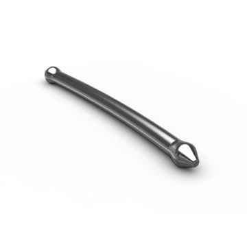 Stalen dubbele dildo Headerc